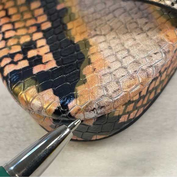 NWOB Vince Camuto Balindia Snakeskin 4” Ankle Strap Platform Sandals Size 5.5 - Picture 14 of 16